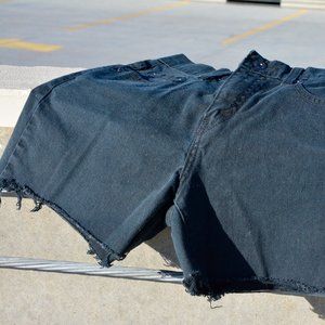Levi Black Denim Cutoffs